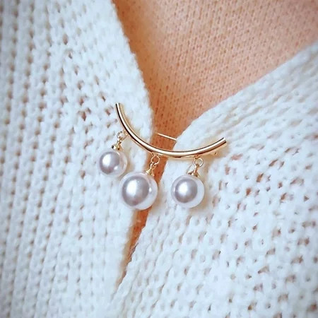 AYA Blowing Brooch Neckline Simple Pearl Brooch Fashion Pearl Cactus Corsage Women s Suit Coat Brooch Jewelry 1pc | Walmart (US)