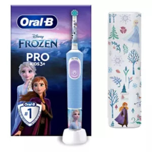 Oral-B Pro Kids Electric Toothbrush, 1 Handle Featuring Frozen, 1 Toothbrush Head, 1 Travel Case | Boots.com