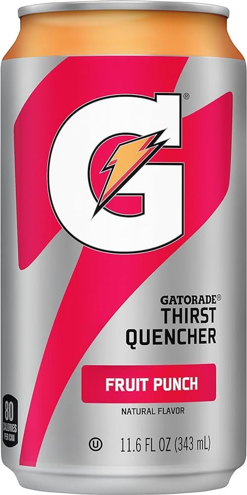 Gatorade Thirst Quencher, Fruit Punch, 11.6 Fl Oz (Pack of 24) | Amazon (US)