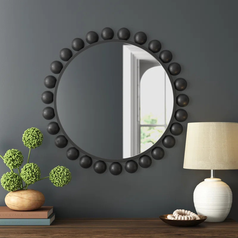 Asana Metal Flat Wall Mirror | Wayfair North America