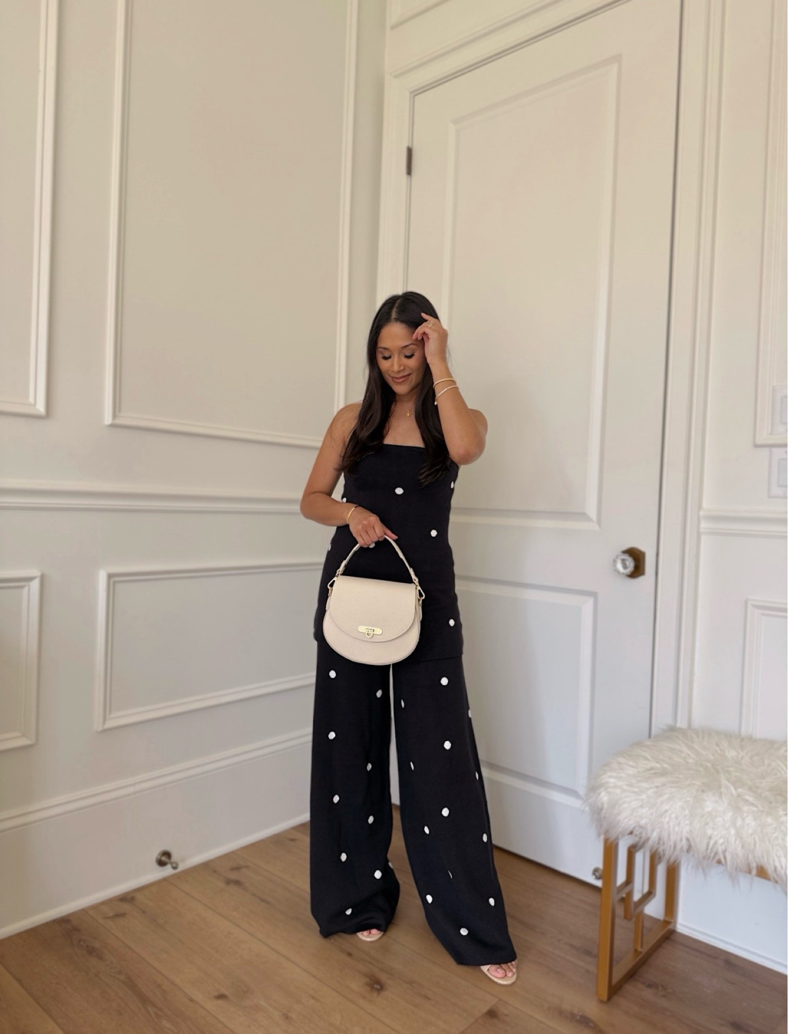 How cute is this matching knit polkadot set from the Cella Jane x @splendid collection! 

It’s so stretchy and comfy! I’m wearing a small in both here and will definitely need the pants hemmed. 

Take 20% OFF my bag with code: HAUTE20

#polkadots #matchingset #pantsset #polkadotoutfit #summeroutfits 

#LTKSaleAlert #LTKSeasonal