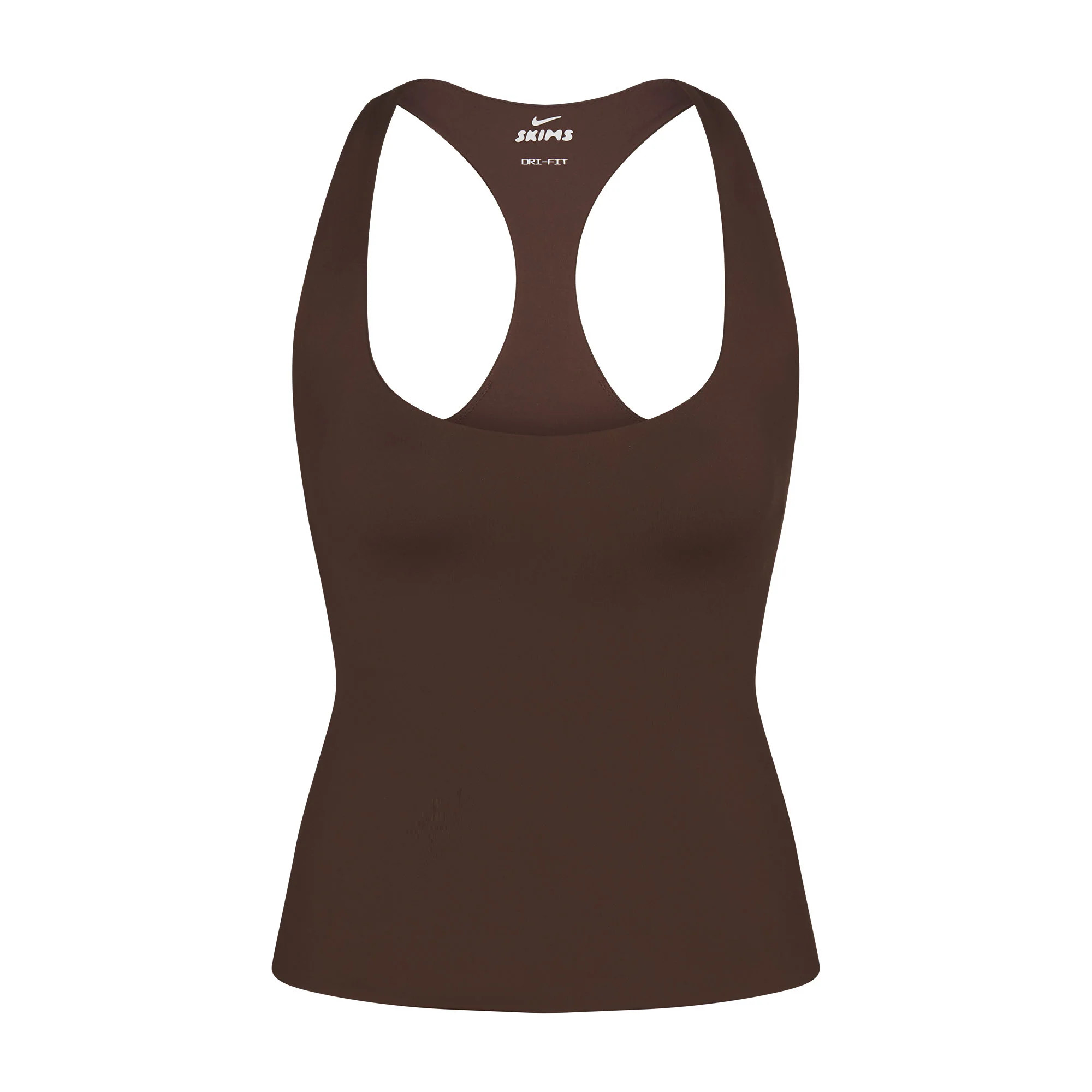 NikeSKIMS MATTE RACER BACK TANK | DARK SEPIA | SKIMS (US)