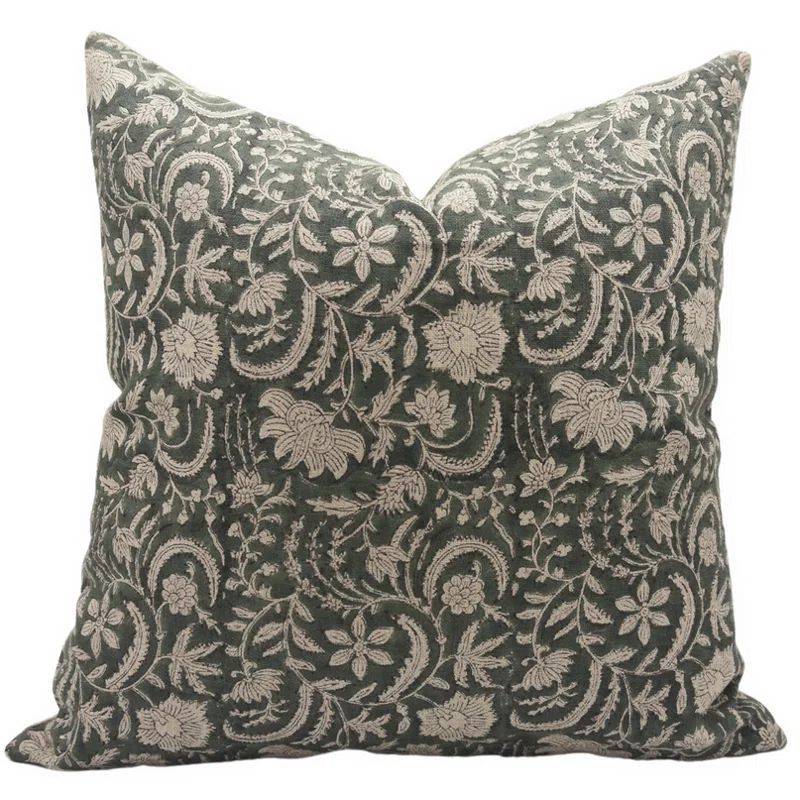Cannie Floral Linen  Pillow Cover for Indoor/Outdoor | Wayfair North America