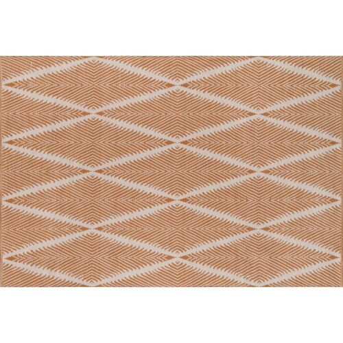 Beacon Outdoor Rug, Orange | One Kings Lane