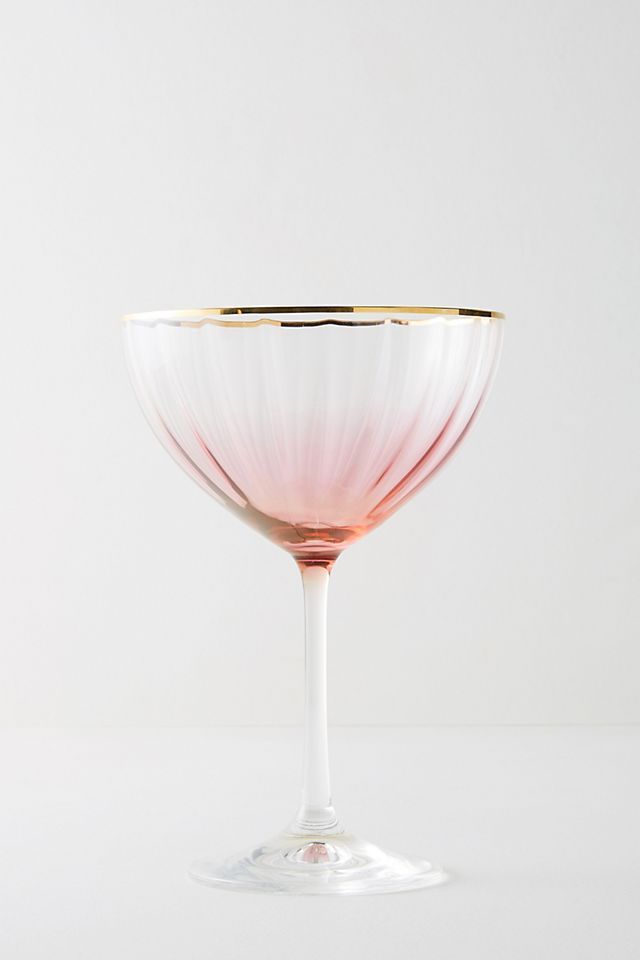 Waterfall Coupe Glass | Anthropologie (US)