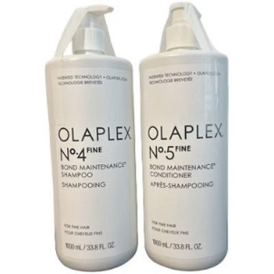Olaplex No.4 FINE Bond Maintenance Shampoo &  For Fine Hair (33.8 oz XXL LITER) DUO SET  #4 KIT | Target