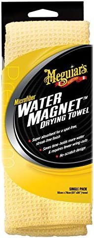 Meguiar's X2000 Water Magnet Microfiber Drying Towel, 1 Pack , Yellow , 22" x 30" | Amazon (US)