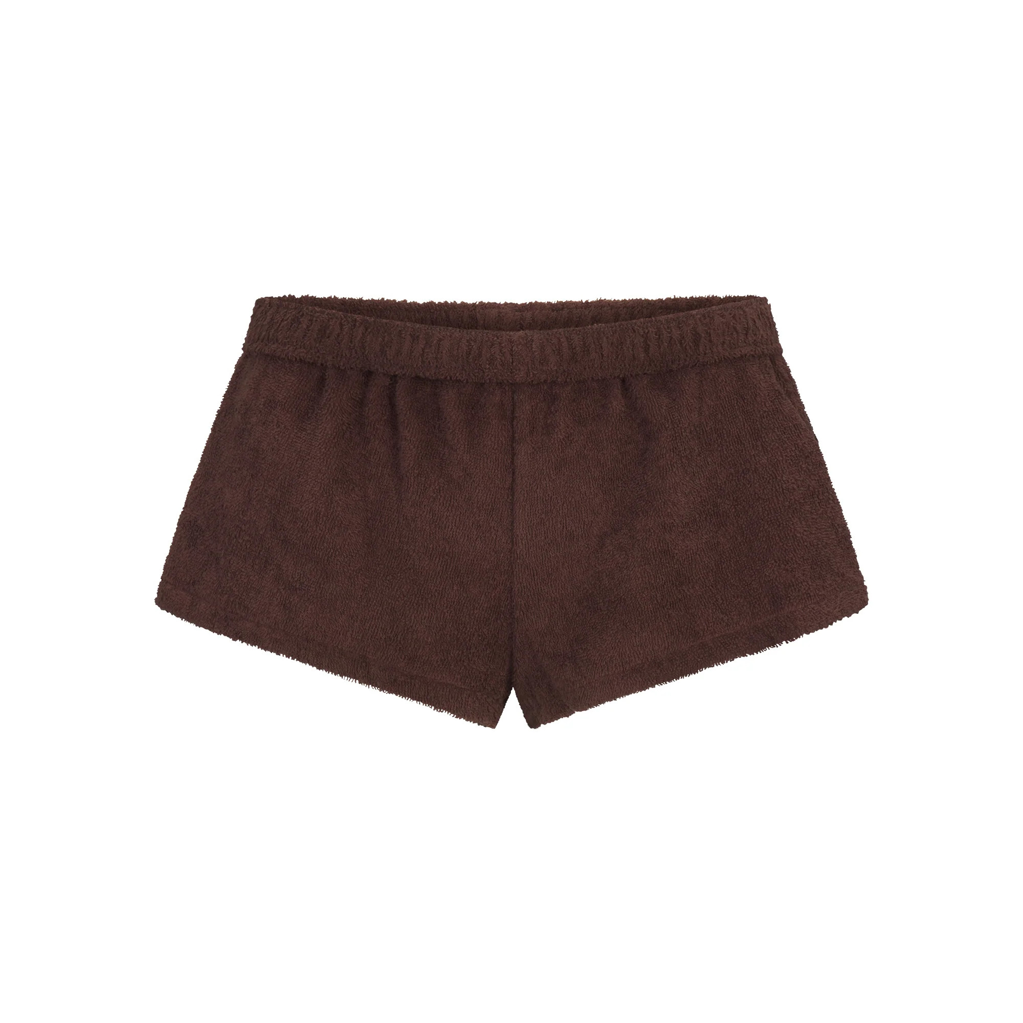 TERRY COVER-UPS FOLDOVER SHORT | DARK SEPIA | SKIMS | SKIMS (US)
