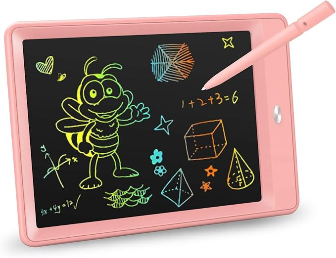 KOKODI LCD Writing Tablet, 10 Inch Colorful Toddler Doodle Board Drawing Tablet, Erasable Reusabl... | Amazon (US)