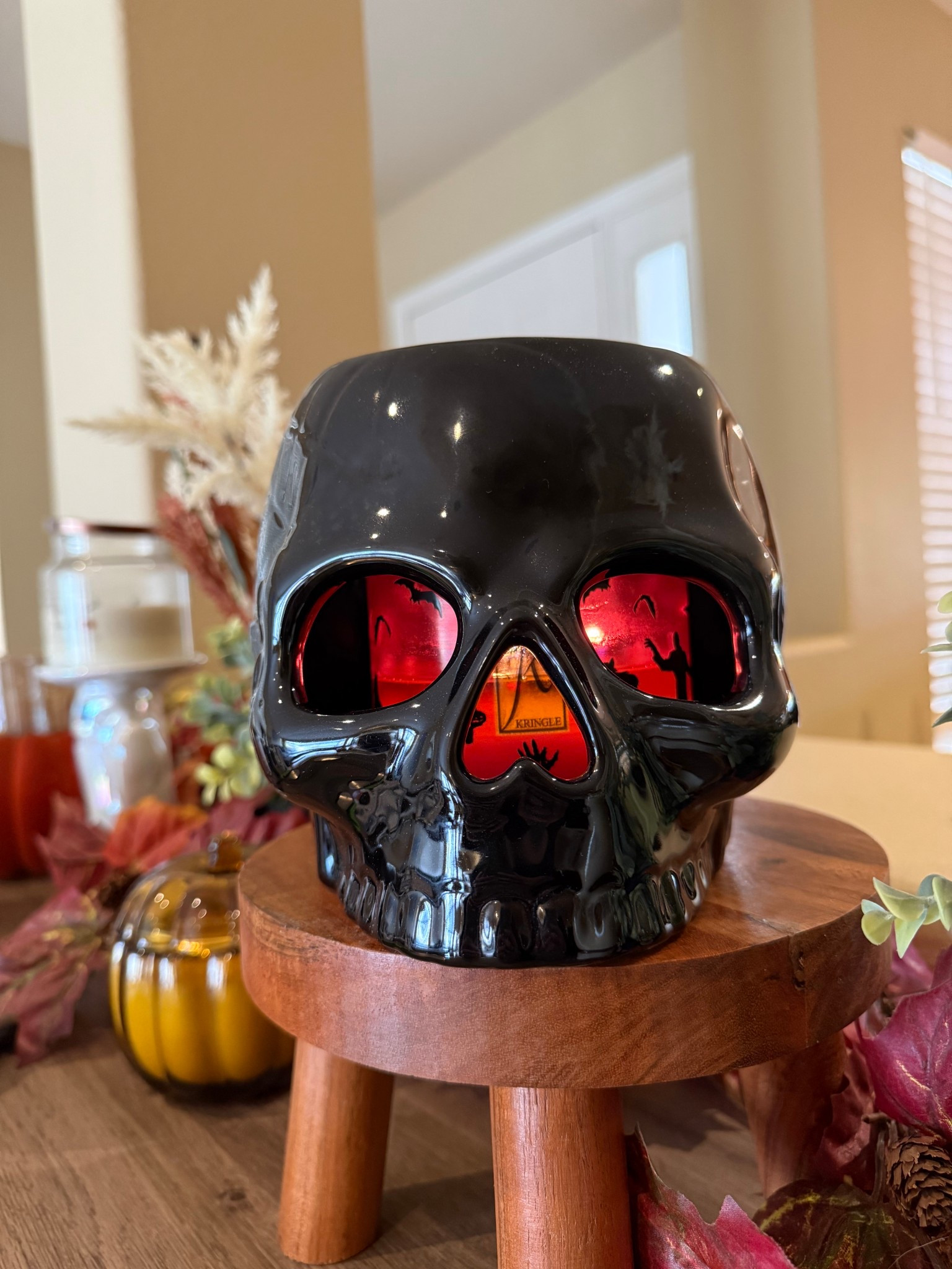 On sale for $10 rn!!!  Great candle holder and hurricane for Halloween. 

#LTKHome #LTKHalloween #LTKSeasonal