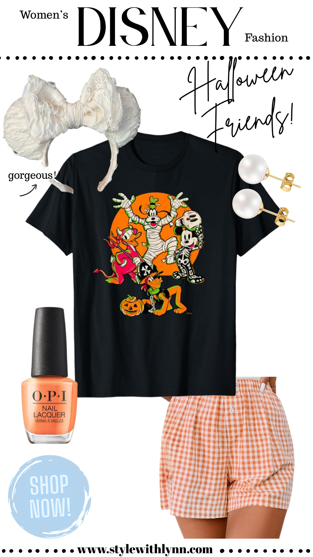  Spooky season magic with my favorite Disney friends! 🎃🖤 Rocking the cutest Halloween look with Disney character costumes tee, mummy mouse ears, gingham shorts, and pearl earrings for a touch of glam. Perfect for fall park days, trick-or-treating, or just adding some boo-tiful style to your day! Shop the full look on my LTK! 👻🧡 #DisneyHalloween #SpookyStyle #LTKHalloween #DisneyOutfit #MummyMouseEars


 

#LTKTravel #LTKStyleTip #LTKSeasonal