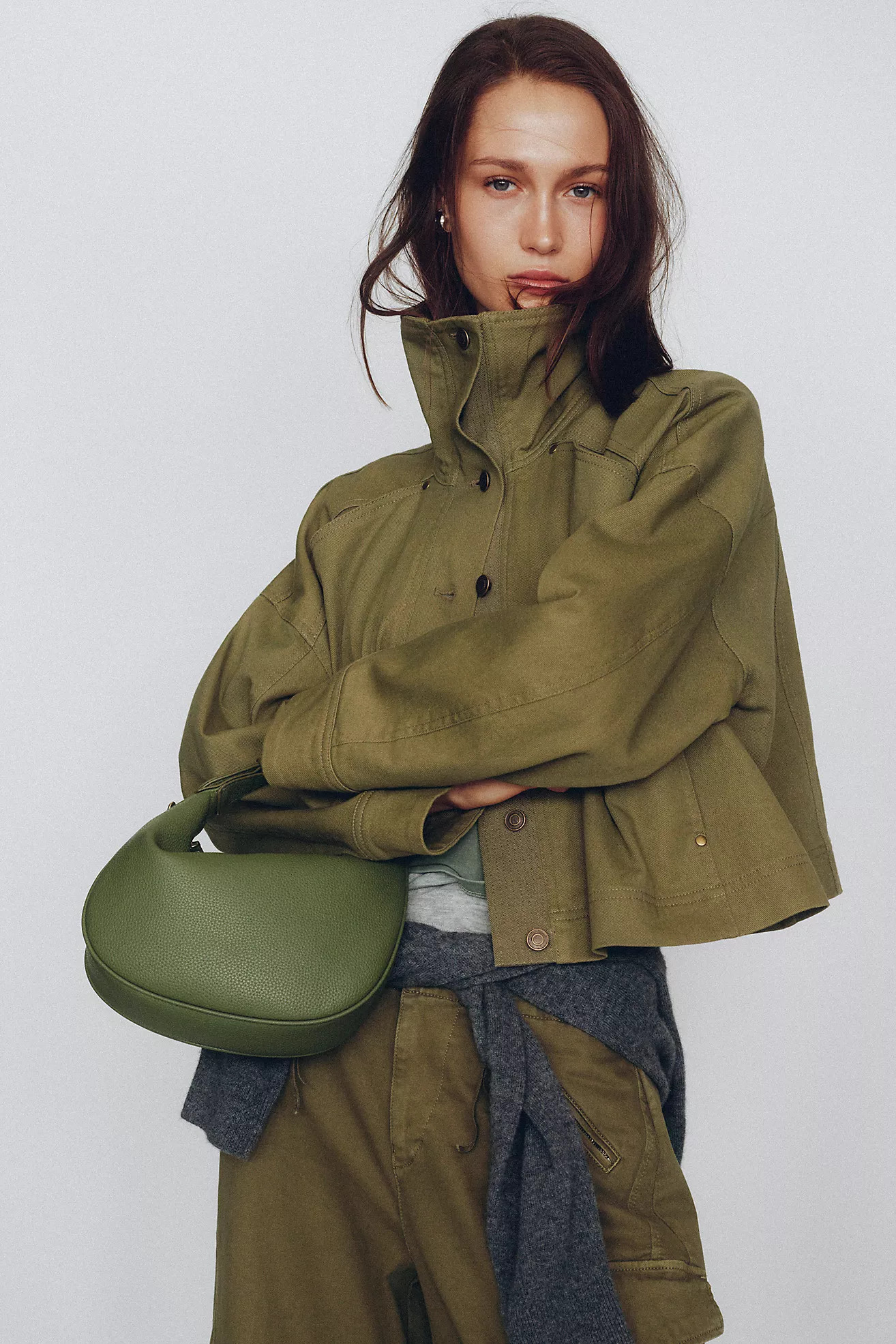 By Anthropologie Moira Funnel-Neck Utility Jacket | Anthropologie (US)