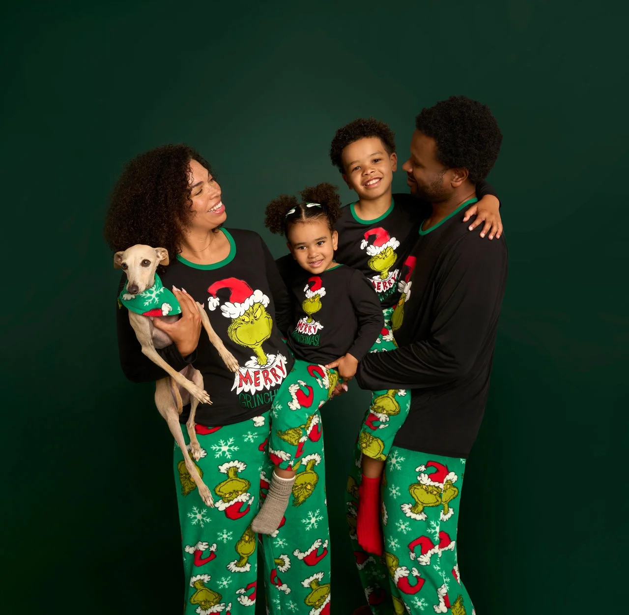 Dr. Seuss Toddler Merry Grinchmas Matching Family Pajama Set, 2-Piece, Sizes 2T-5T | Walmart (US)