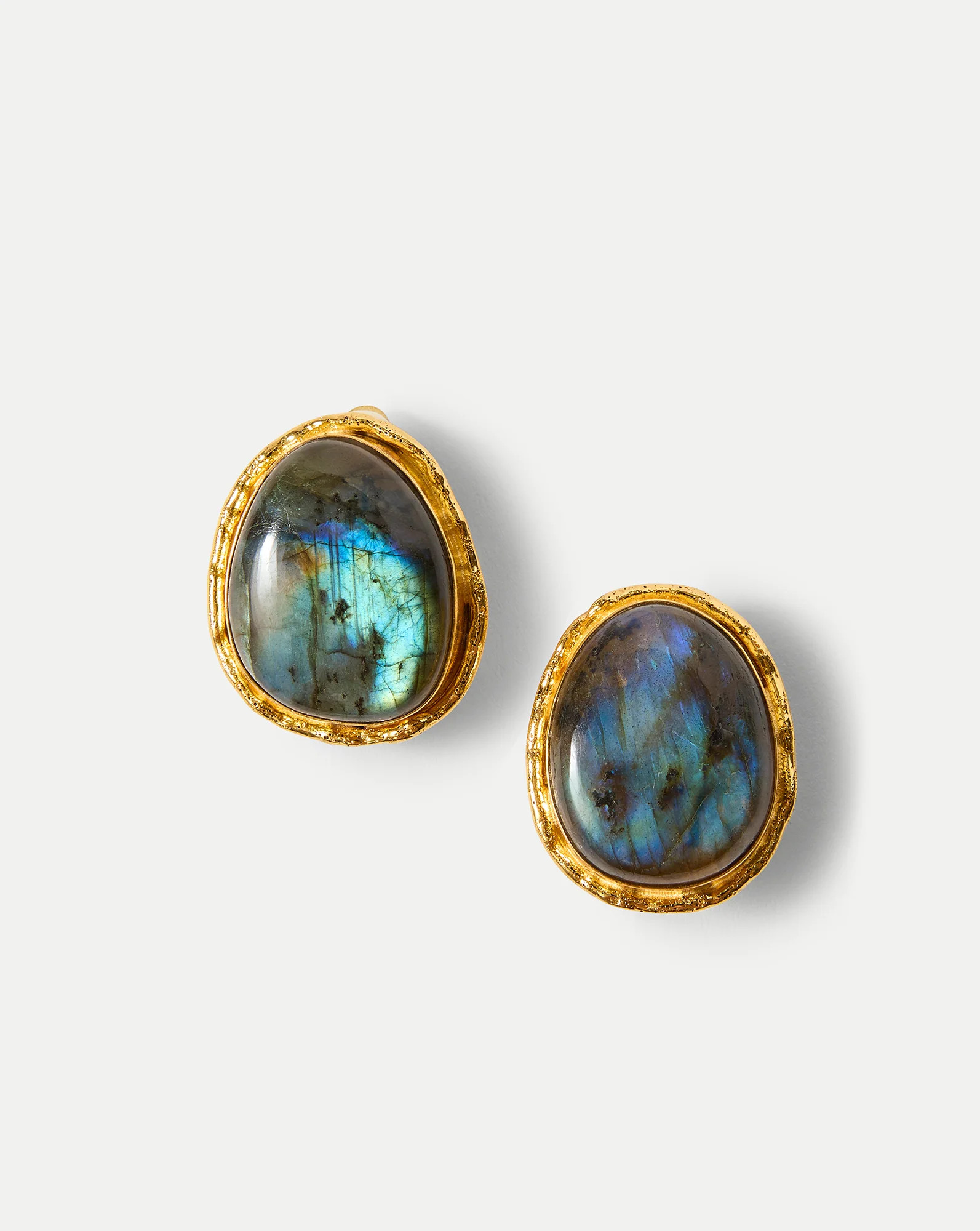 Macaroon Labradorite Earring | Veronica Beard