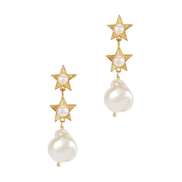 Soru Jewellery Electra 18ct Gold-plated Drop Earrings | Harvey Nichols (Global)