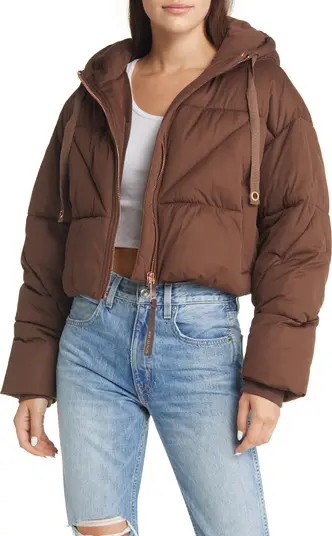 Water Resistant Hooded Puffer Jacket | Nordstrom