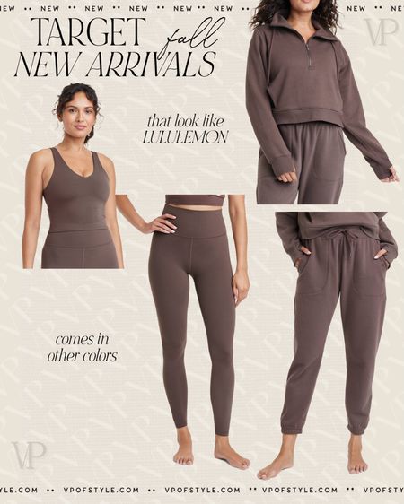 Target fall new arrivals that look like lululemon! Target lounge set. Target matching set. Target fall fashion target fall style  

#LTKfitness #LTKunder100 #LTKunder50