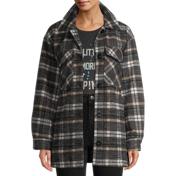 EV1 from Ellen DeGeneres Women’s Oversized Shirt Jacket | Walmart (US)