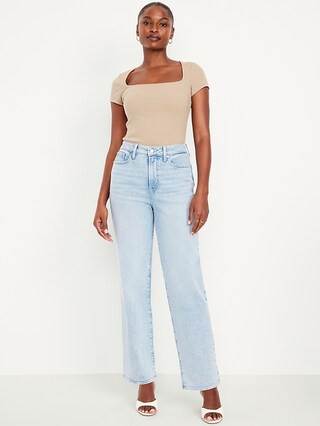 Curvy High-Waisted OG Loose Jeans | Old Navy (US)