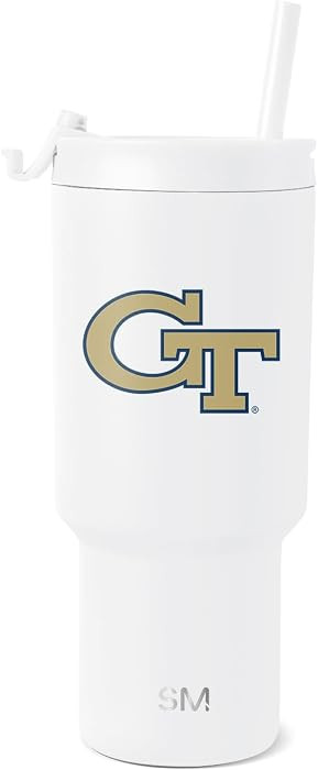 Simple Modern Georgia Tech Yellow Jackets Tumbler & Straw, 30oz, Collegiate | Amazon (US)