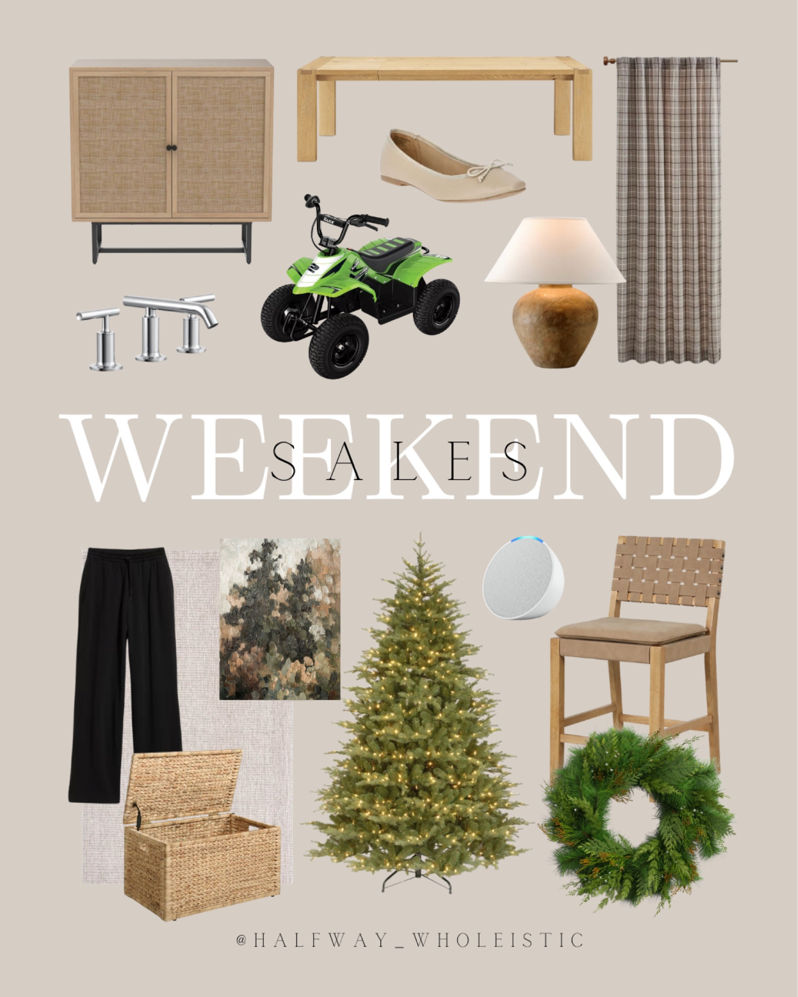 Shop some of my favorite deals this weekend including our area rug, playroom storage, dining room table, chair, holiday decor, and more!

#wreath #cabinet #curtains #Christmas #wallart

#LTKHoliday #LTKSeasonal #LTKSaleAlert