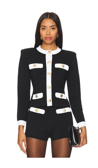 Calla Jacket in Black & Cream | Revolve Clothing (Global)