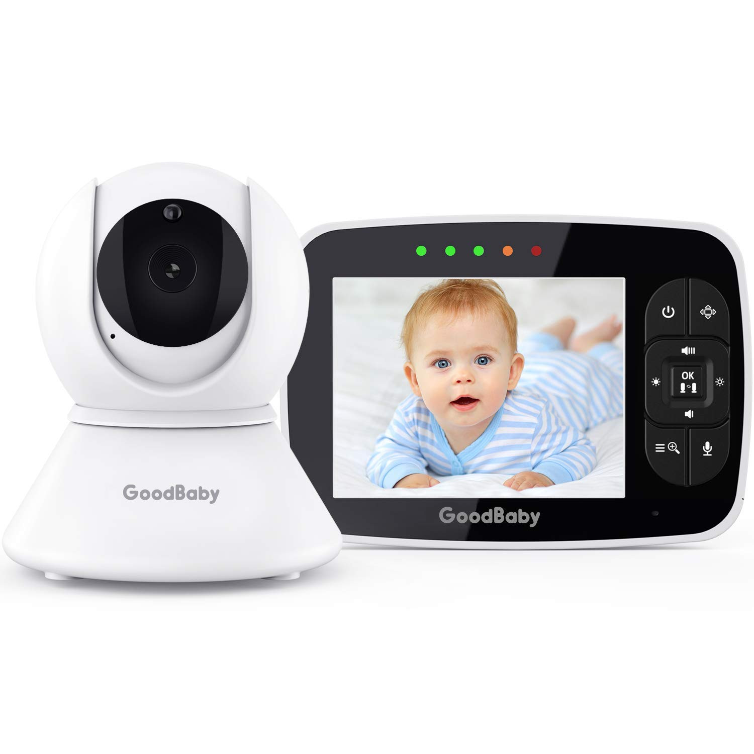 Baby Monitor with Remote Pan-Tilt-Zoom Camera|Keep Babies Safe with 3.5” Large Screen, Night Vision, | Amazon (US)