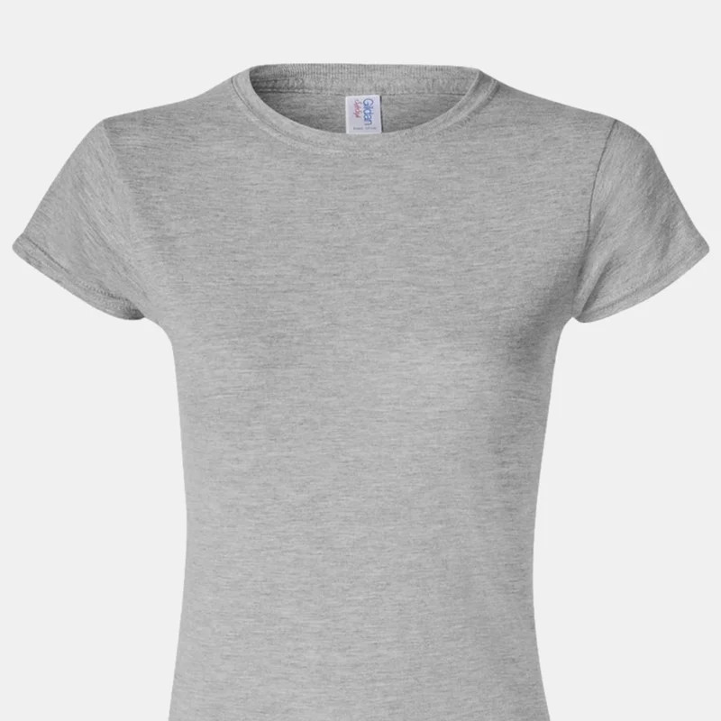 Gildan Gildan Womens/Ladies Softstyle Midweight T-Shirt (Sports Grey) - Grey - M | Verishop
