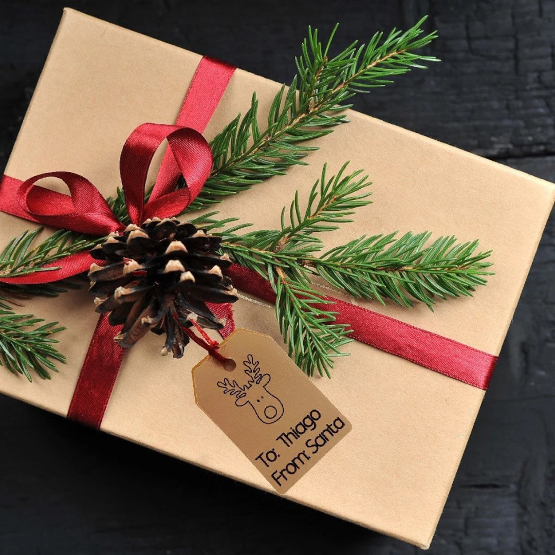 Set of 20 Handmade Christmas Gift Tags FREE SHIPPING | Etsy (US)