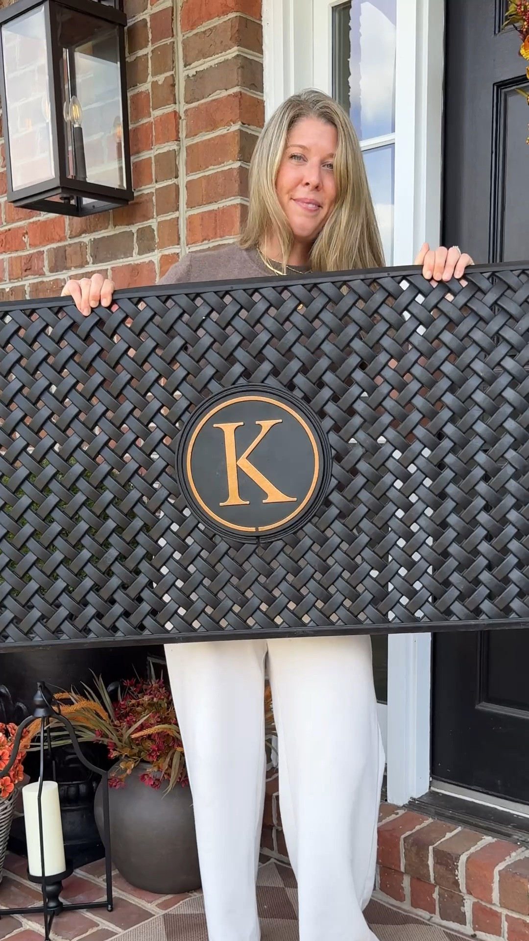 A heavy rubber doormat that won’t blow away! Perfect for your fall porch!

#LTKHome #LTKdayinmylife #LTKSaleAlert