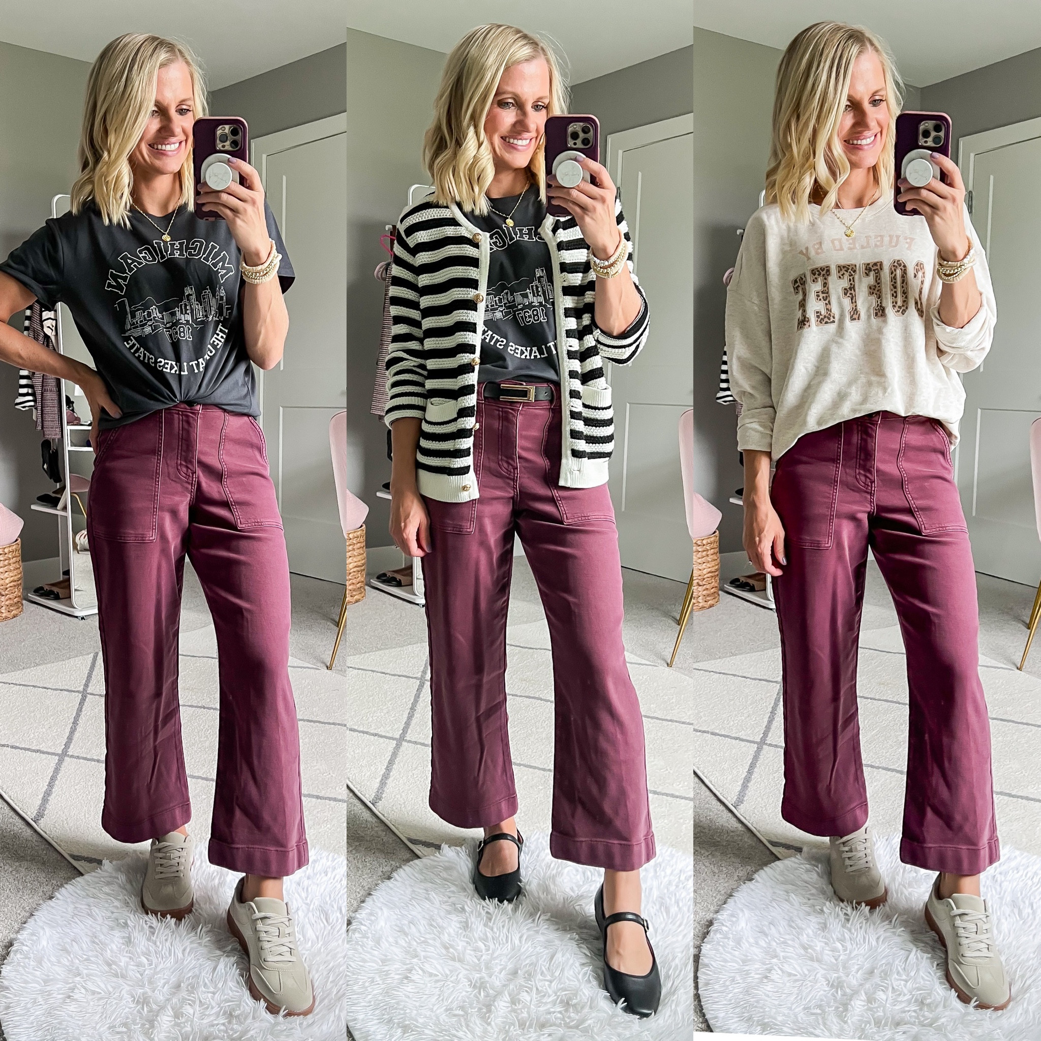 Mom-friendly fall capsule wardrobe outfits. For more details on post visit thriftywifehappylife.com

#LTKSeasonal #LTKFindsUnder100 #LTKStyleTip
