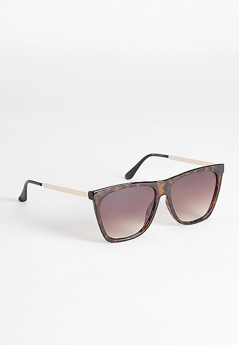 Tortoise Oversized Square Sunglasses | Maurices