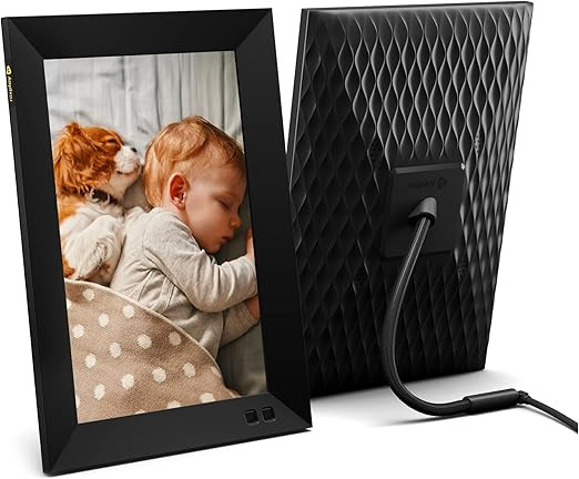 Nixplay 10.1 inch Smart Digital Photo Frame with WiFi (W10F) - Black - Share Photos and Videos In... | Amazon (US)