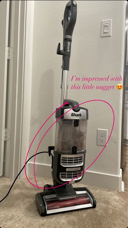 🦈 Such an amazing lightweight vacuum cleaner! 
.
.
Ladies! It picked up aaallll of my hair, enough to make a wig, without a single strand getting tangled or stuck in the roller brush! 🤯 So this little guy is staying.
.
.
Also, the vacuum saved as “similar” is $20 cheaper 😉

#LTKHome #LTKSaleAlert