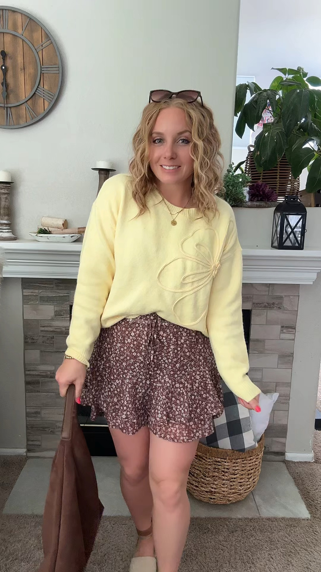 Spring outfit idea from amazon — butter yellow sweater, brown floral boho skort, platform sandals, and brown faux suede bag






Amazon outfits every outfit inspo, outfit ideas, casual outfits amazon, amazon outfits every day, spring outfits 2026, summer outfits

#LTKSaleAlert #LTKPetite #LTKootd