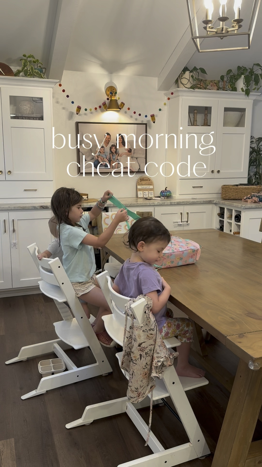 Busy morning hair caddy. 🎀💇🏻‍♀️🪮

#LTKBacktoSchool 

#LTKKids #LTKFamily