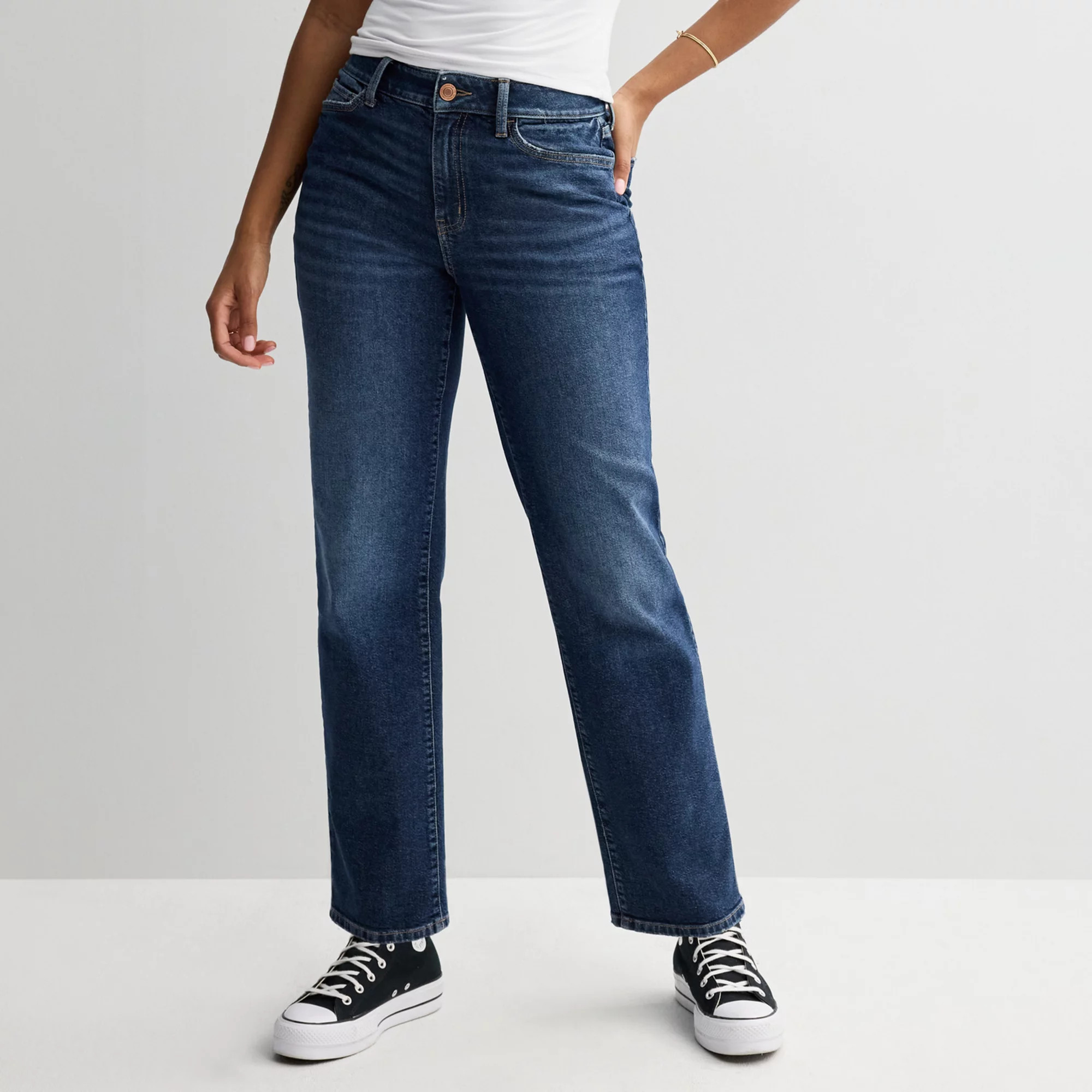 Juniors' SO® High-Rise '90s Straight Jeans | Kohl's