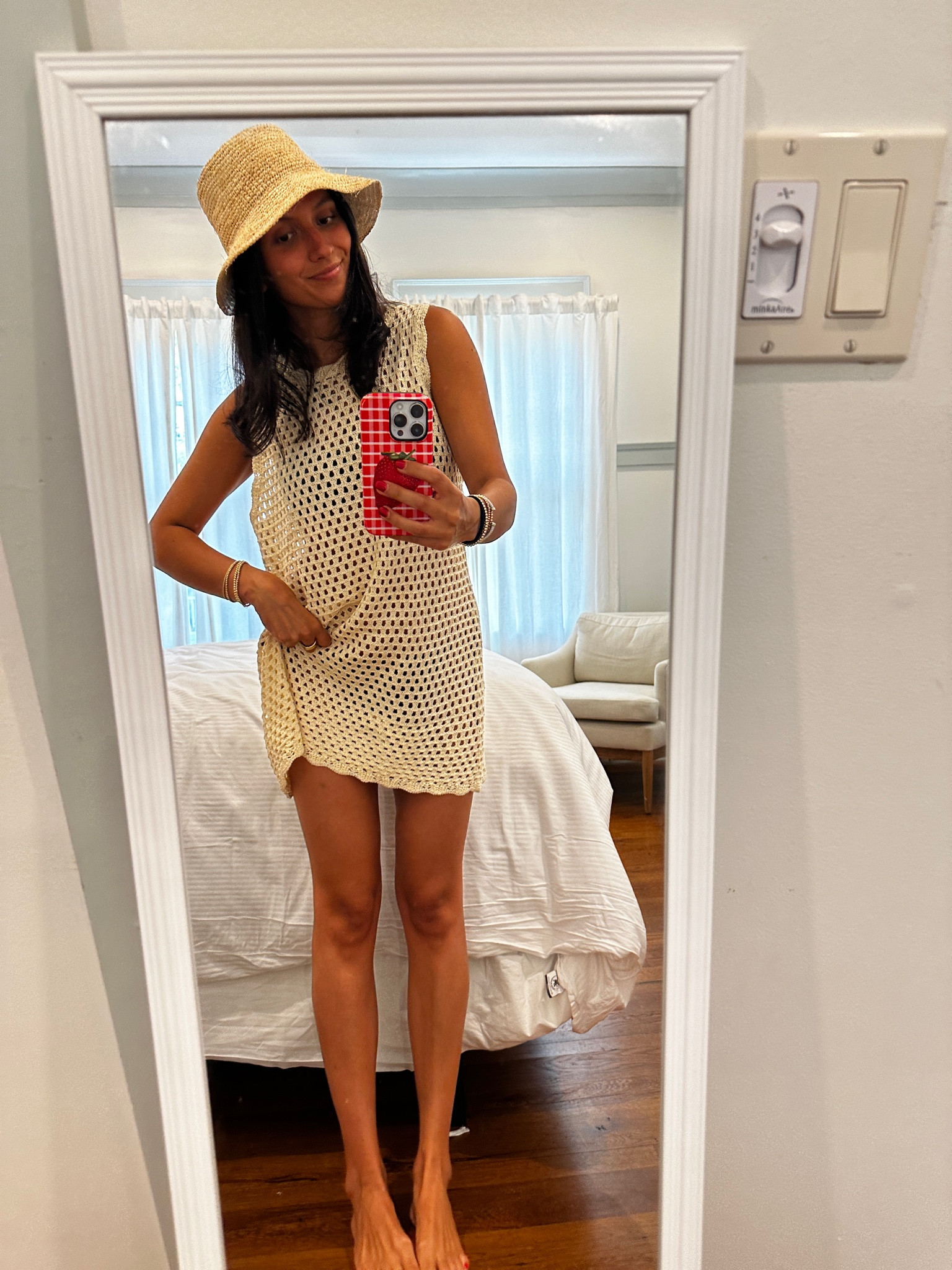 Another cutie coverup! Short sleeve & open back!! 