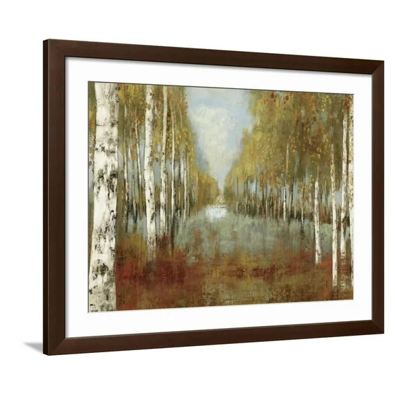 Art.com Along the Path Art Print by Allison Pearce, Brown Frame Wall Art, 40" x 32" - Walmart.com | Walmart (US)