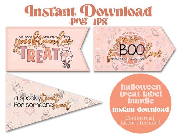 Halloween Label Bundle Halloween Packaging Halloween Tags - Etsy | Etsy (US)