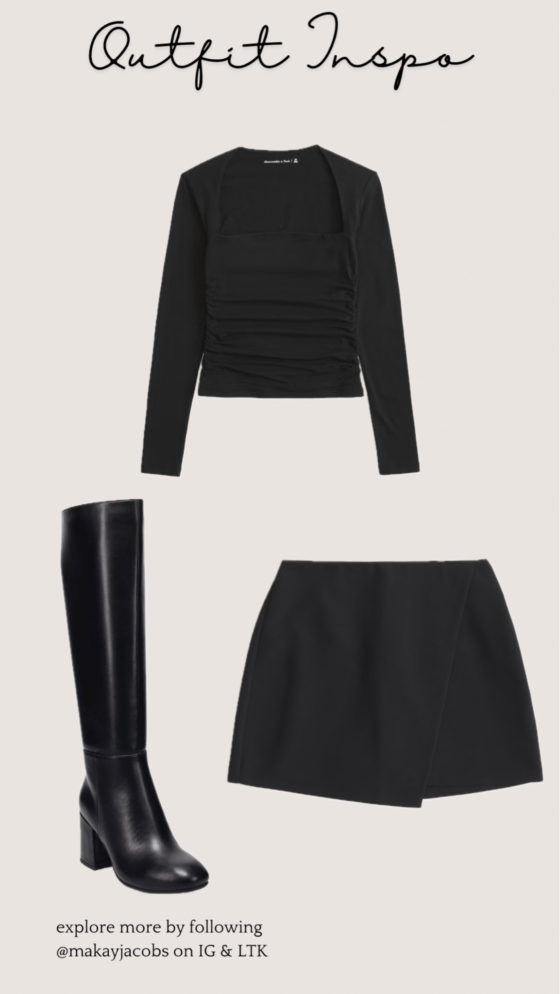 Whole outfit on sale for Cyber Monday! 

Trending | Outfits | Outfit Inspo | Winter | Neutrals | Holiday Party | Christmas Outfit | Family Pictures Outfit | Skort | Bodysuits | Knee High Boots | Leather | #LTKSaleAlert

#LTKU #LTKSeasonal #LTKCyberWeek

#LTKHoliday #LTKFindsUnder100 #LTKStyleTip

#LTKFindsUnder50 #LTKMidsize #LTKParties

#LTKParties #LTKU #LTKCyberWeek