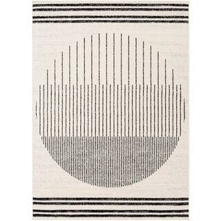 Artistic Weavers Jimina Black/Ivory 5 ft. x 7 ft. Indoor Area Rug S00161036289 | The Home Depot