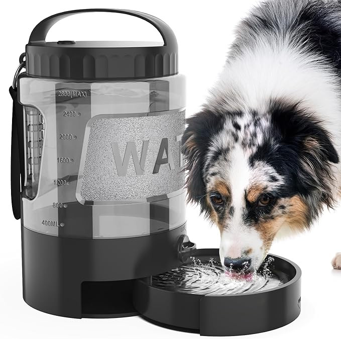 Dog Water Bottle Bowl Dispenser - 95OZ Large Dog Travel Water Bottle Portable with Pull-Out Trave... | Amazon (US)