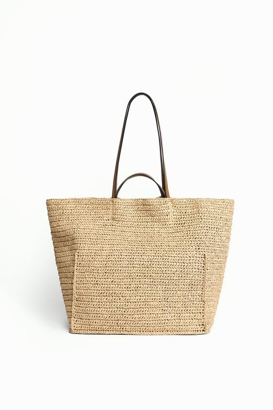 WOVEN TOTE BAG | Zara US