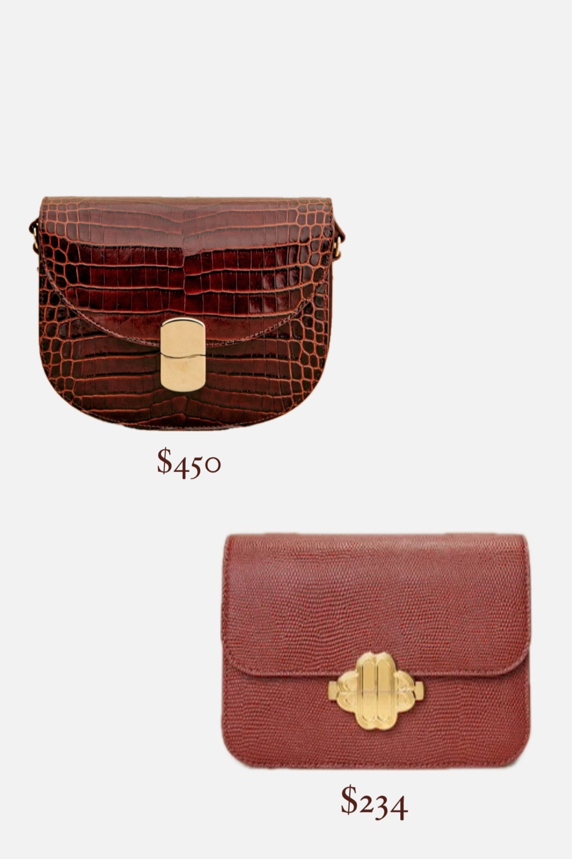 The look for less: red leather purse / Parisienne style  

#LTKSeasonal #LTKstyletip #LTKitbag