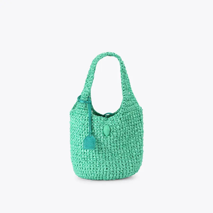 small crochet tote bag | Kurt Geiger US