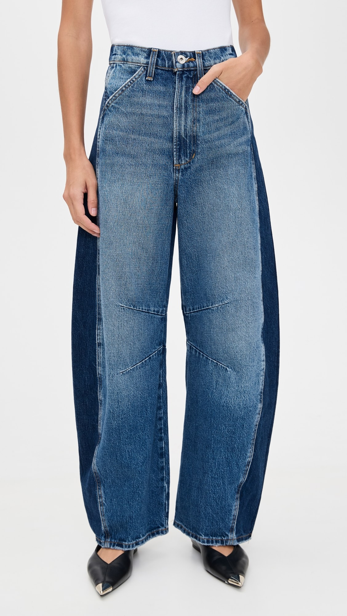 The Bowie Two Tone Jeans | Shopbop
