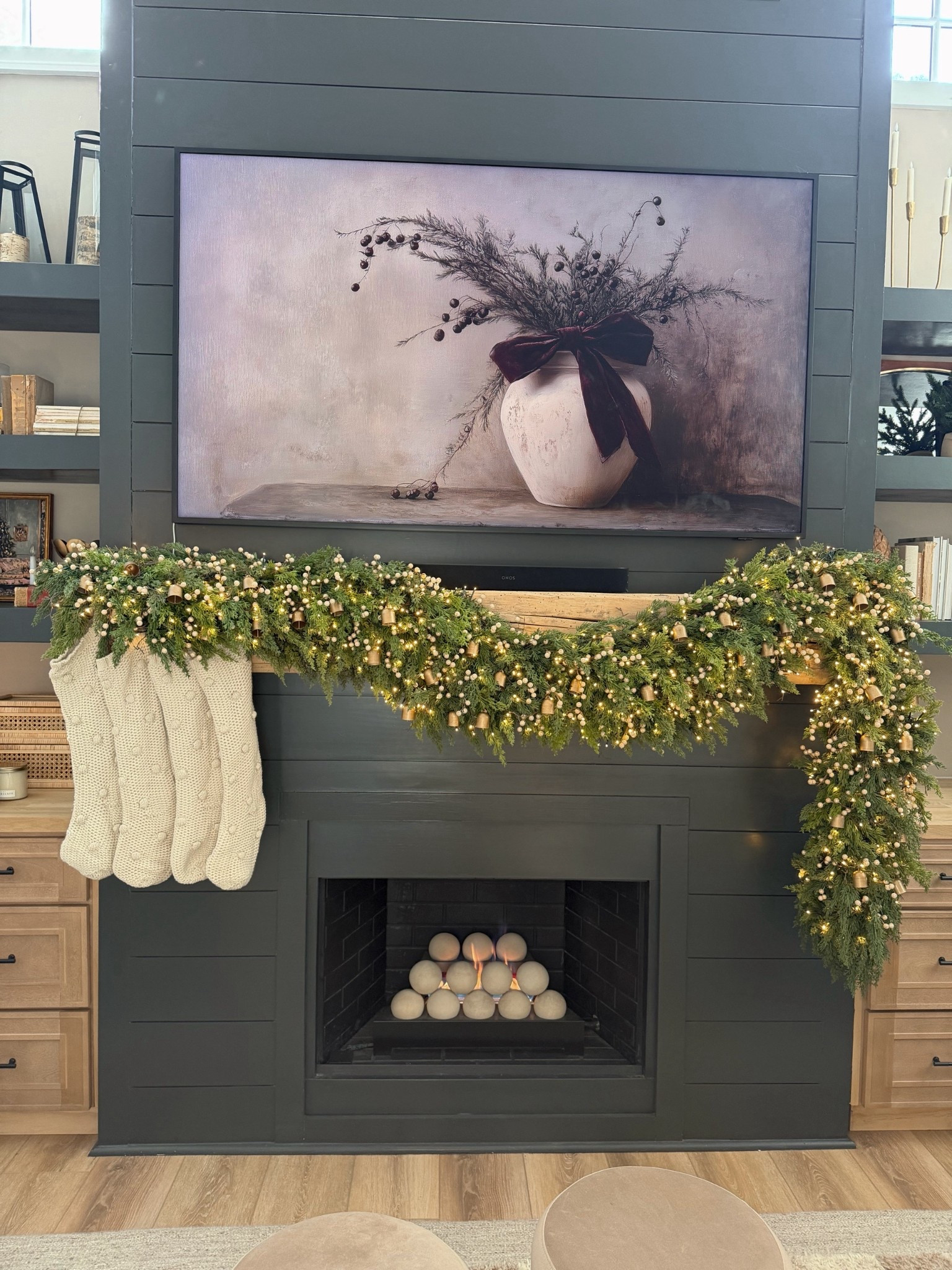 Mantel garland this year 🌲✨🎅🏼 love it so much! Garland linked + lights! I ended up needing more lights so I opted for my second fave! Also linked my fairy ones I’m using in a different spot I shared on IG recently! So cozy!

Home decor / Christmas / holiday season / neutrals / xmas decor / Holley Gabrielle 

#LTKHoliday #LTKHome #LTKStyleTip