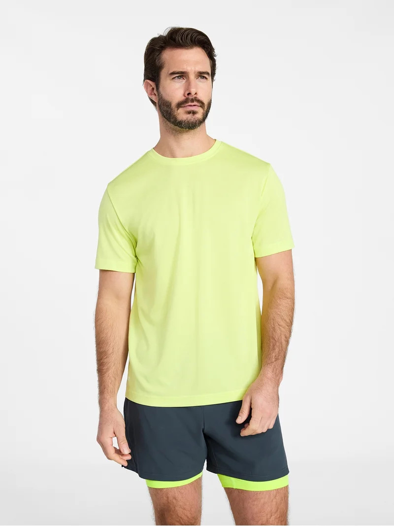 Athletic Works Men's and Big Men's Core Active Tee with Short Sleeves, Sizes XS-4XLT | Walmart (US)