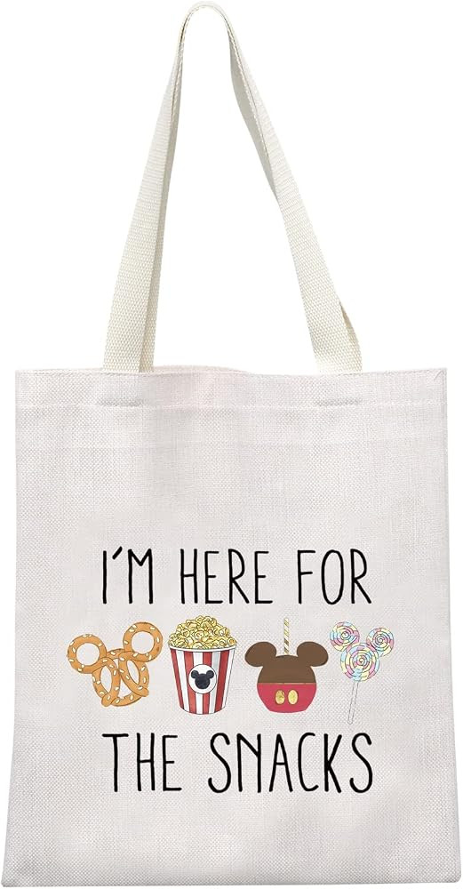 GJTIM Magic Kingdom Lover Gift I’m Here For The Snacks Zipper Pouch Makeup Bag (For The Snacks ... | Amazon (US)